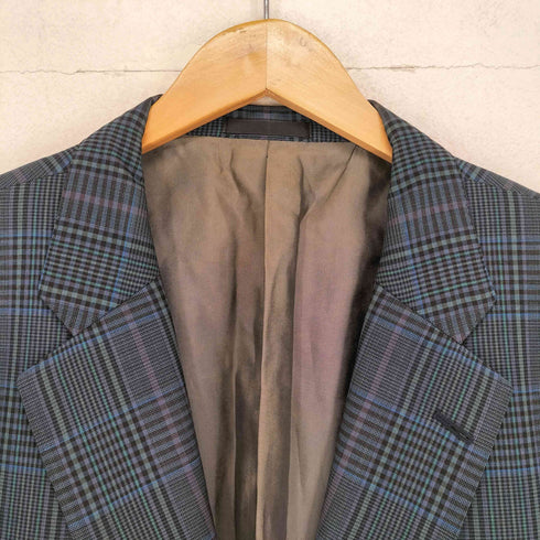 バーバリーズ BURBERRYS ウールモヘア 背抜きシングルテーラードジャケット メンズ